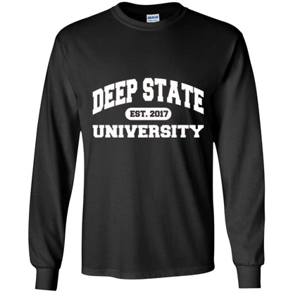 Deep State University T-shirt Black