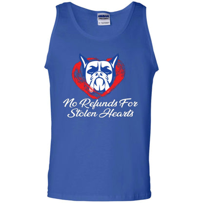 Dog Lover T-shirt No Refunds For Stolen Hearts Royal