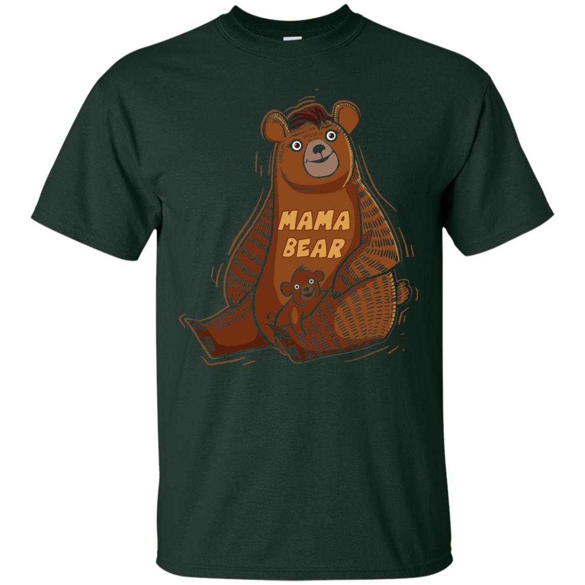 First Time Mothers Day Shirts Mama Bear Forest
