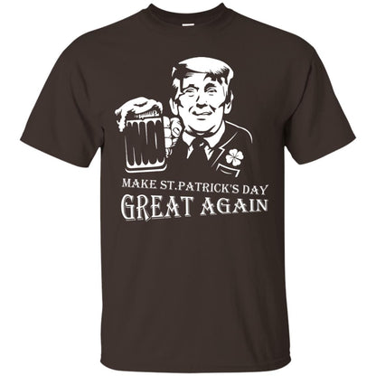 Anti Trump T-shirt Make St.patrick's Day Great Again With American President Dark Chocolate