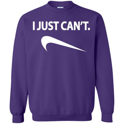 Funny I Just Cant Shirt Purple