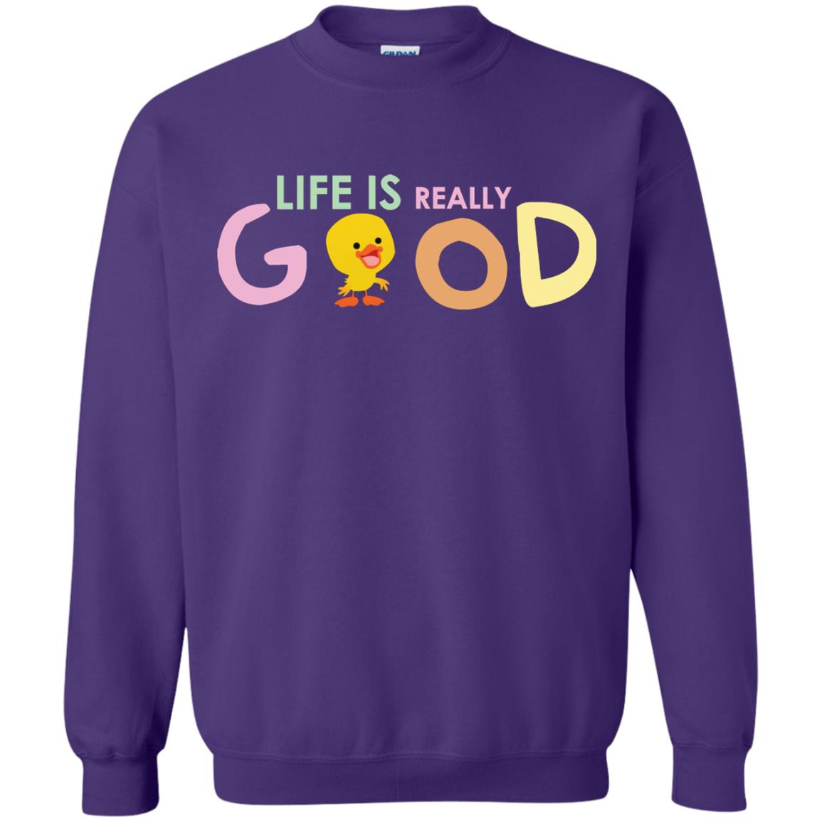 Life Is Really Good With My Cute Duck T-shirt Purple