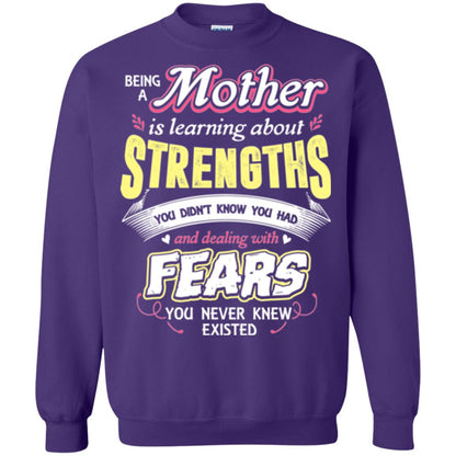 Being A Mom Means Mommy T-shirt Purple