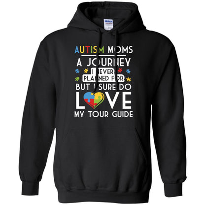 Autism Mom Shirt Autism Mom A Journey Of Love Black