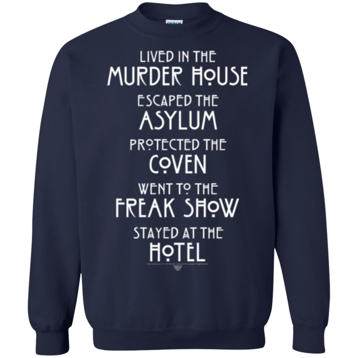 American Horror Story T-shirt Lived In The Murder House Navy