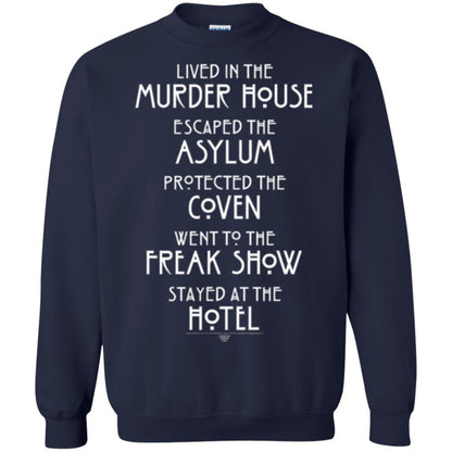 American Horror Story T-shirt Lived In The Murder House Navy
