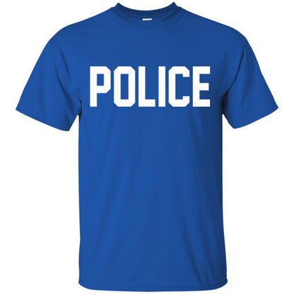 Police Halloween T-shirt Royal