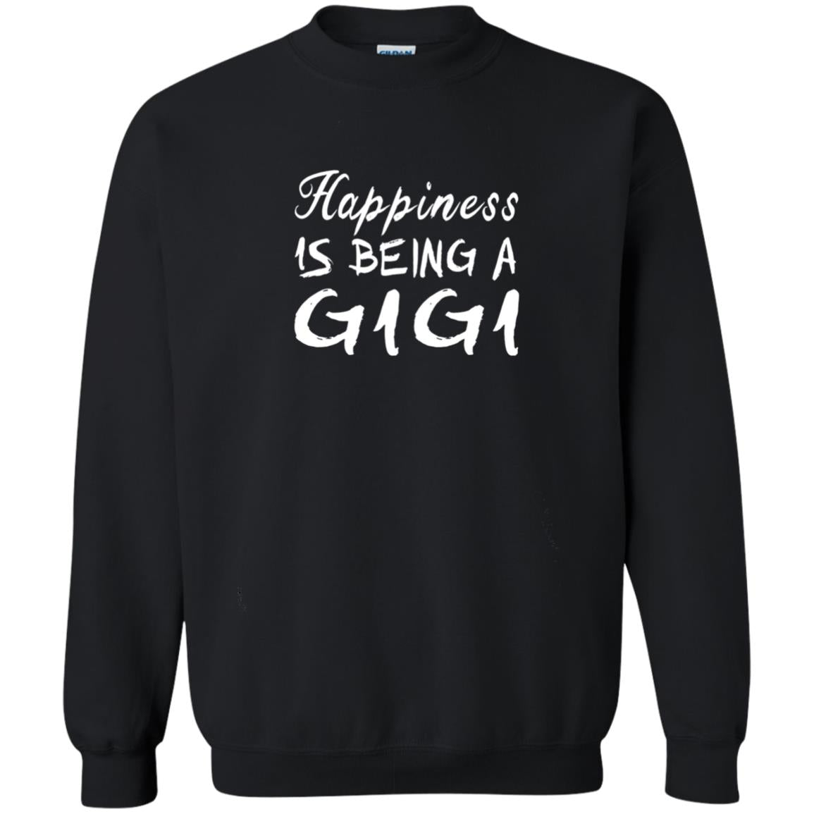 Happiness Is Being A Gigi Grandma Shirt Black
