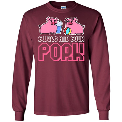 Food Lover T-shirt Sweet And Sour Pork Maroon