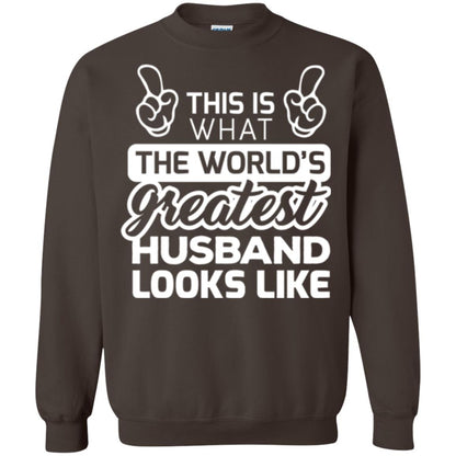 World's Greatest Husband Best Husband Ever Looks Like T-shirt Dark Chocolate