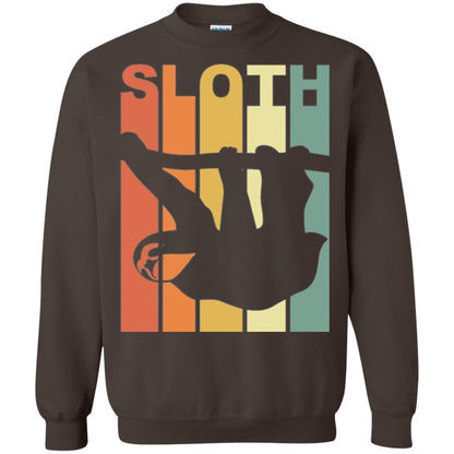 Vintage Sloth T-shirt Dark Chocolate
