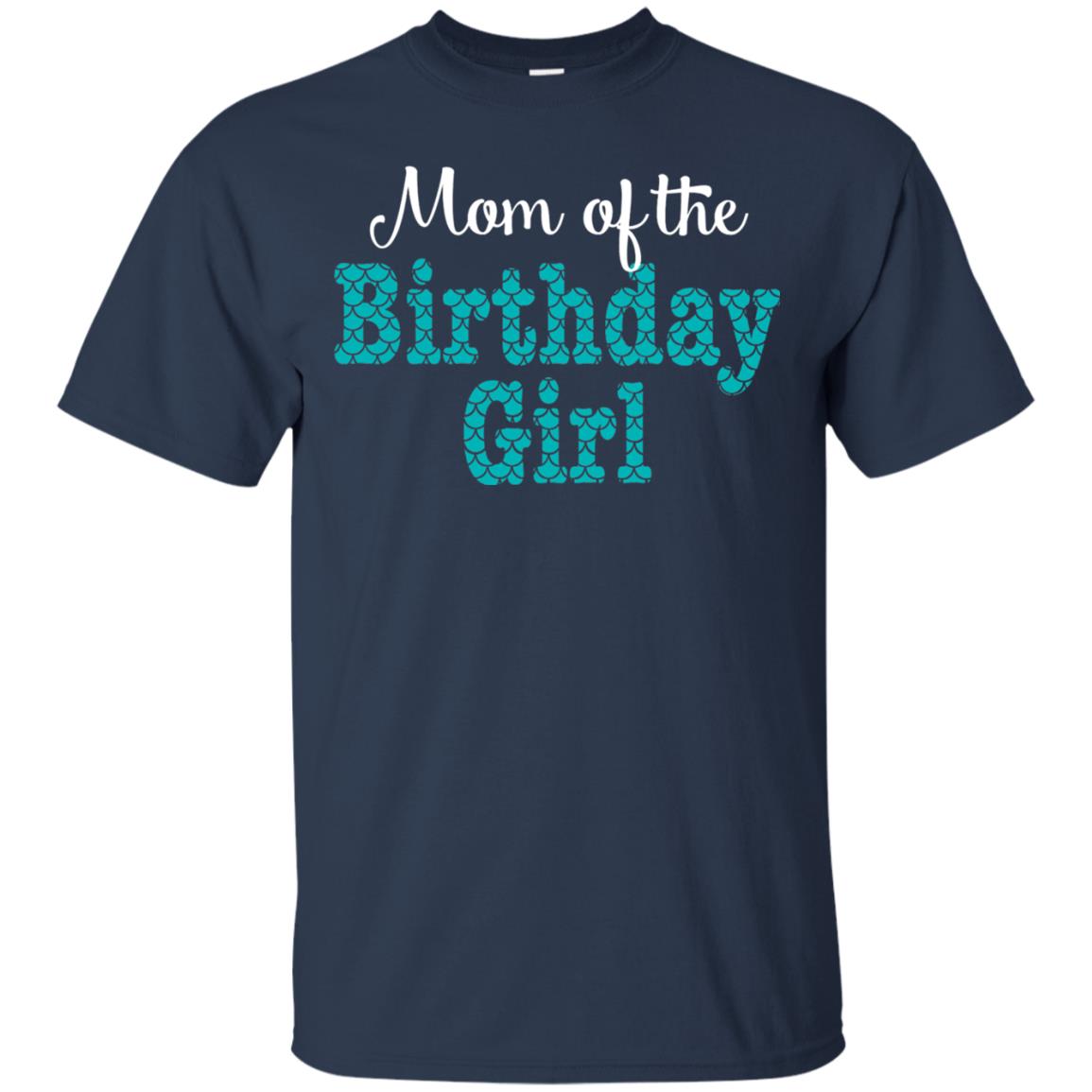 Mermaid Mom Shirt Mom Of The Birthday Girl Navy