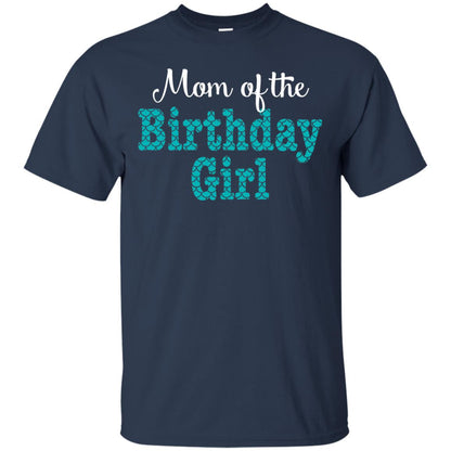 Mermaid Mom Shirt Mom Of The Birthday Girl Navy