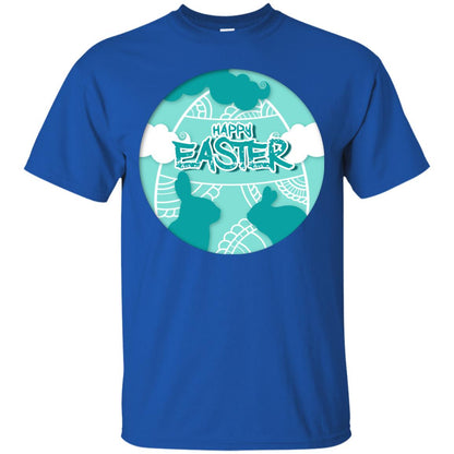 Happy Easter Day T-shirt Royal