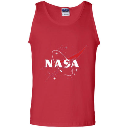 Nasa Full Blue Logo Graphic T-shirt Red