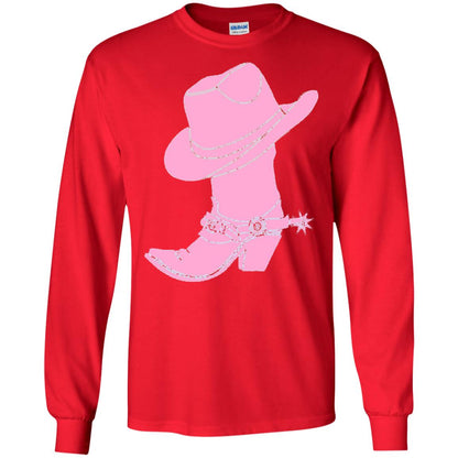Cowgirl Boots Western Wear T-shirt Red