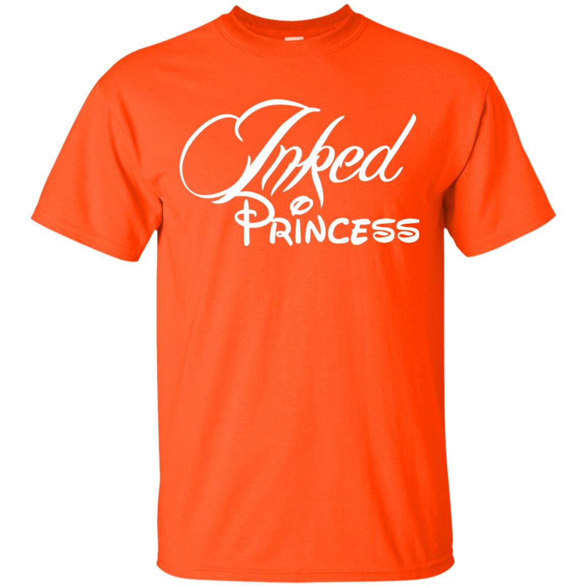 Inked Princess Cartoon Shirt Orange