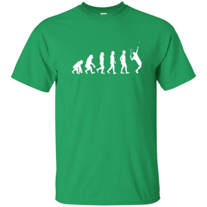 Evolution Of Tennis Player T-shirt Irish Green