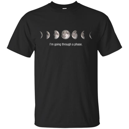 Astronomy T-shirt I_m Going Through A Phase Black