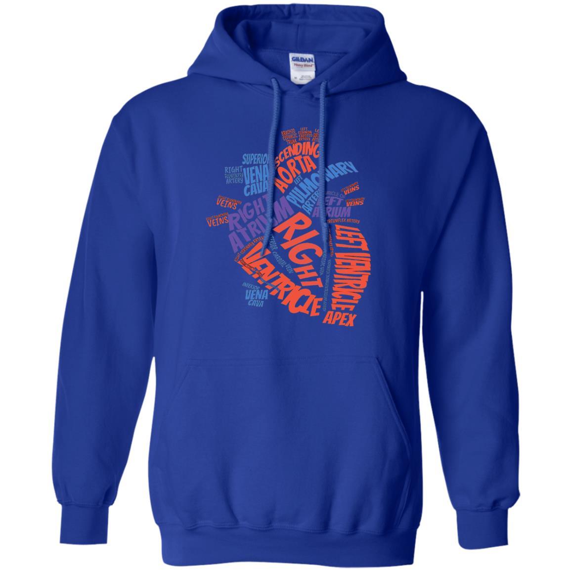 Anatomical Heart T-shirt Royal