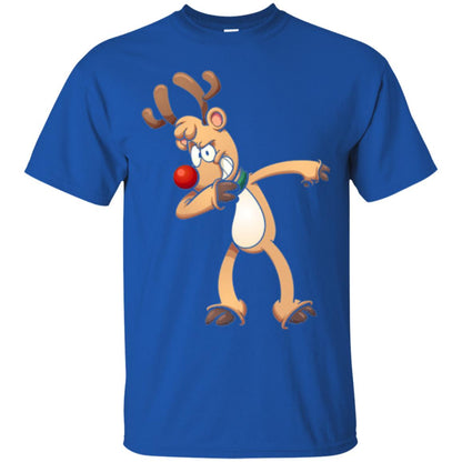 Christmas T-shirt Dabbing Reindeer Royal