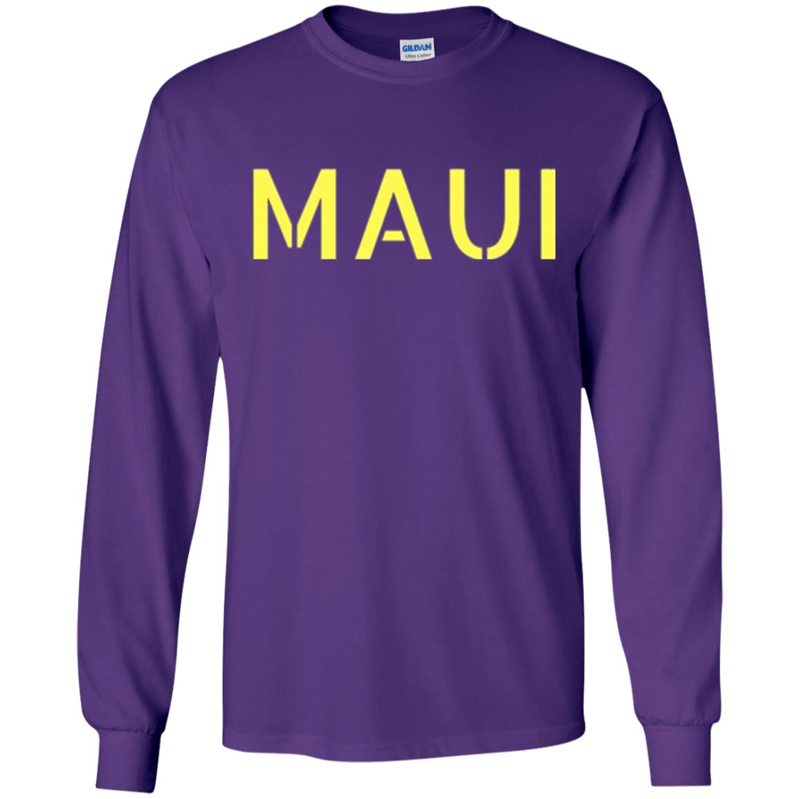 Mauii Hawaii T-shirt Purple