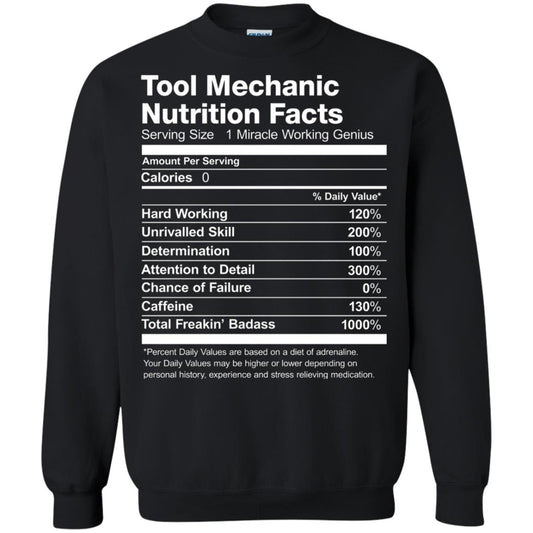 Tool Mechanic Uniform Funny T-shirt Black