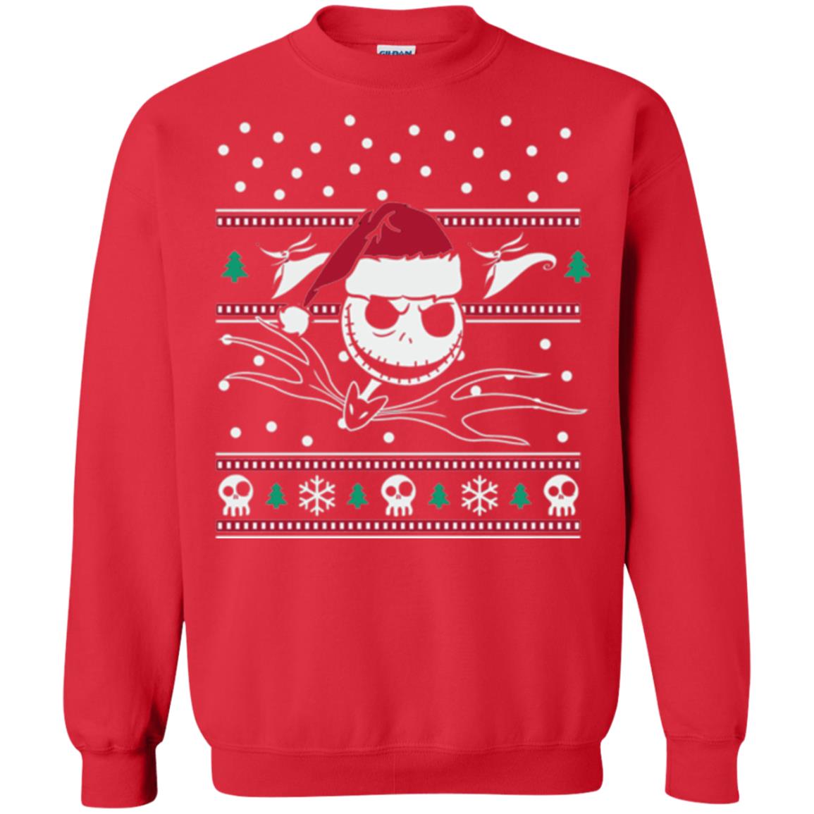 Disney Nightmare Before Christmas Holiday Christmas T-shirt Red