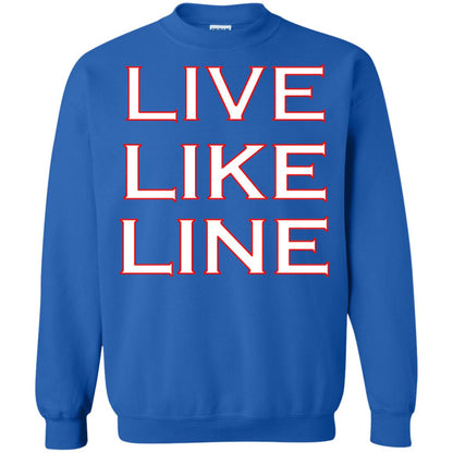 Live Like Line Volleyball Lover Shirt Royal
