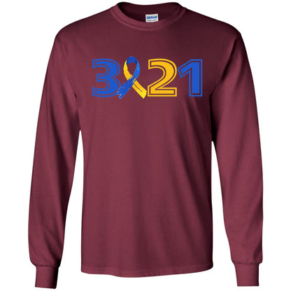 Awareness March 21 World Down Syndrome Day T-shirt Maroon