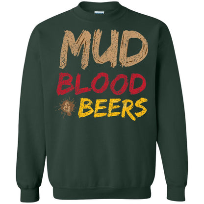 Mud Blood Beers Awesome Team T-shirt Forest Green