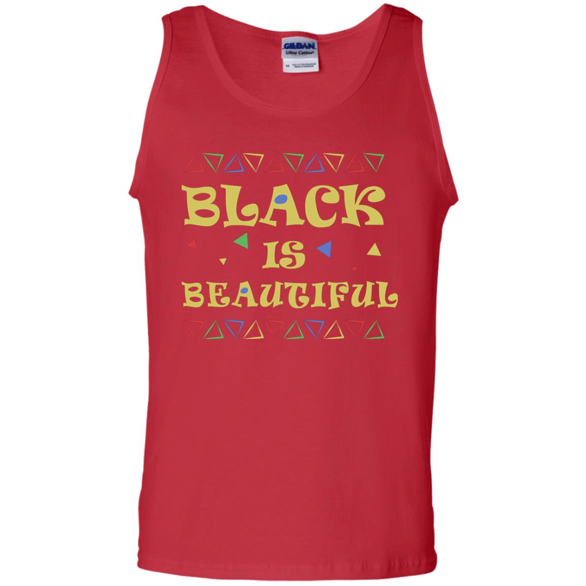 African American T-shirt Black Is Beautiful Red