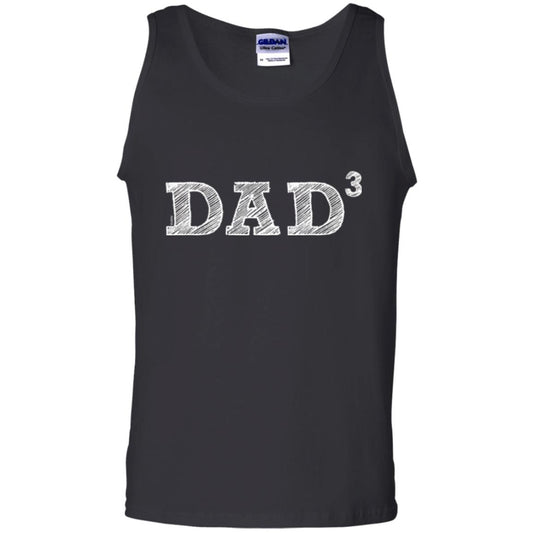Men_s Dad3, Three Kids Father_s Day, Father Of Three T-shirt Black