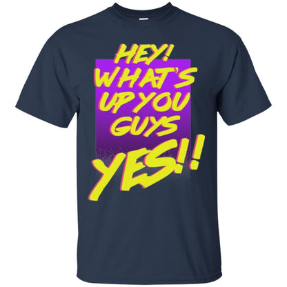 Shane Dawson T-shirt Hey What's Up You Guys Yes Navy