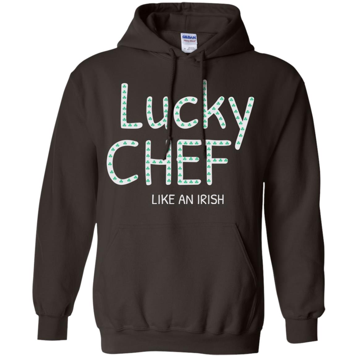 Lucky Chef Like An Irish Shamrock Saint Patrick's Day T-shirt Dark Chocolate