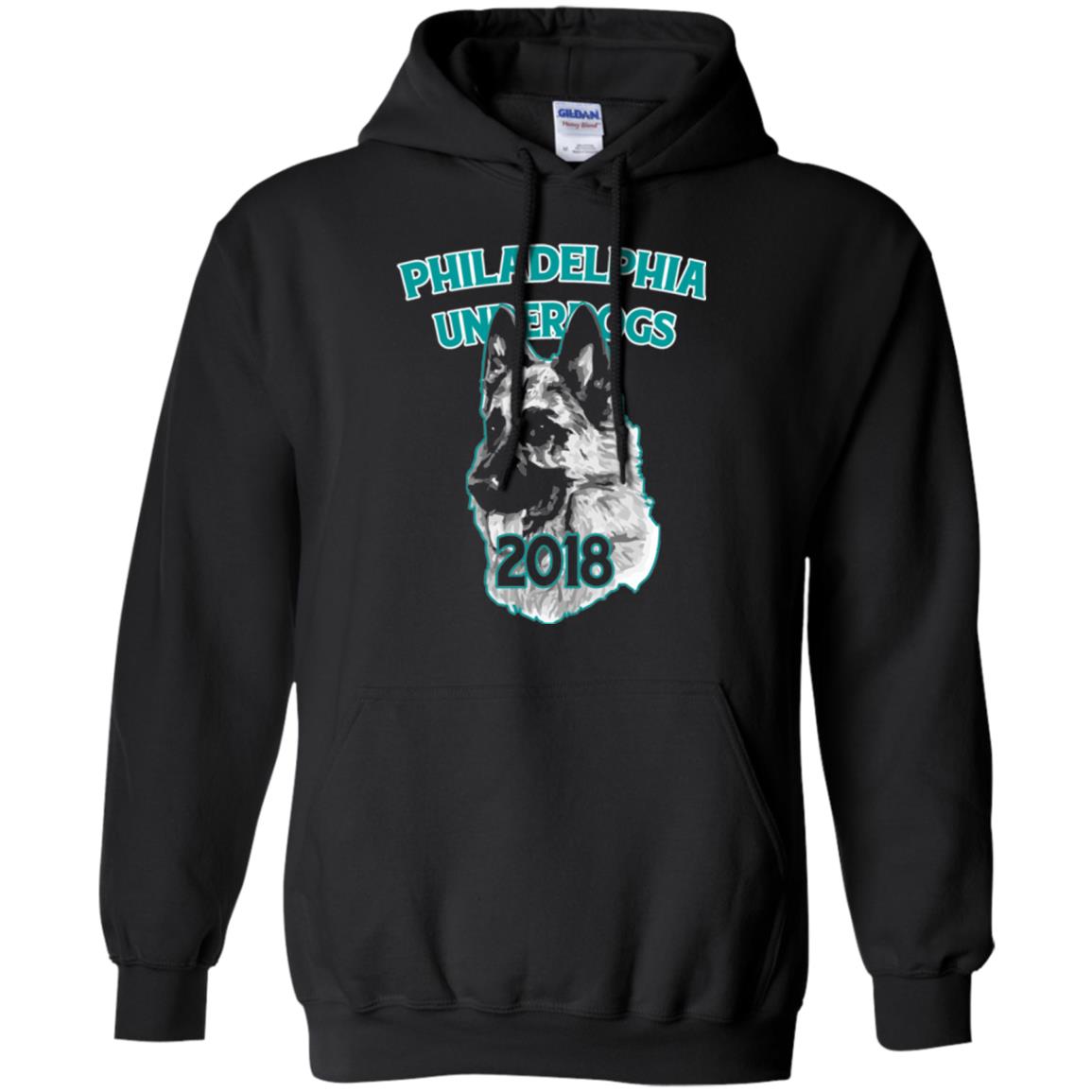 Dog Lover T-shirt Philadelphia Underdogs Celebration 2018 T-shirt Black