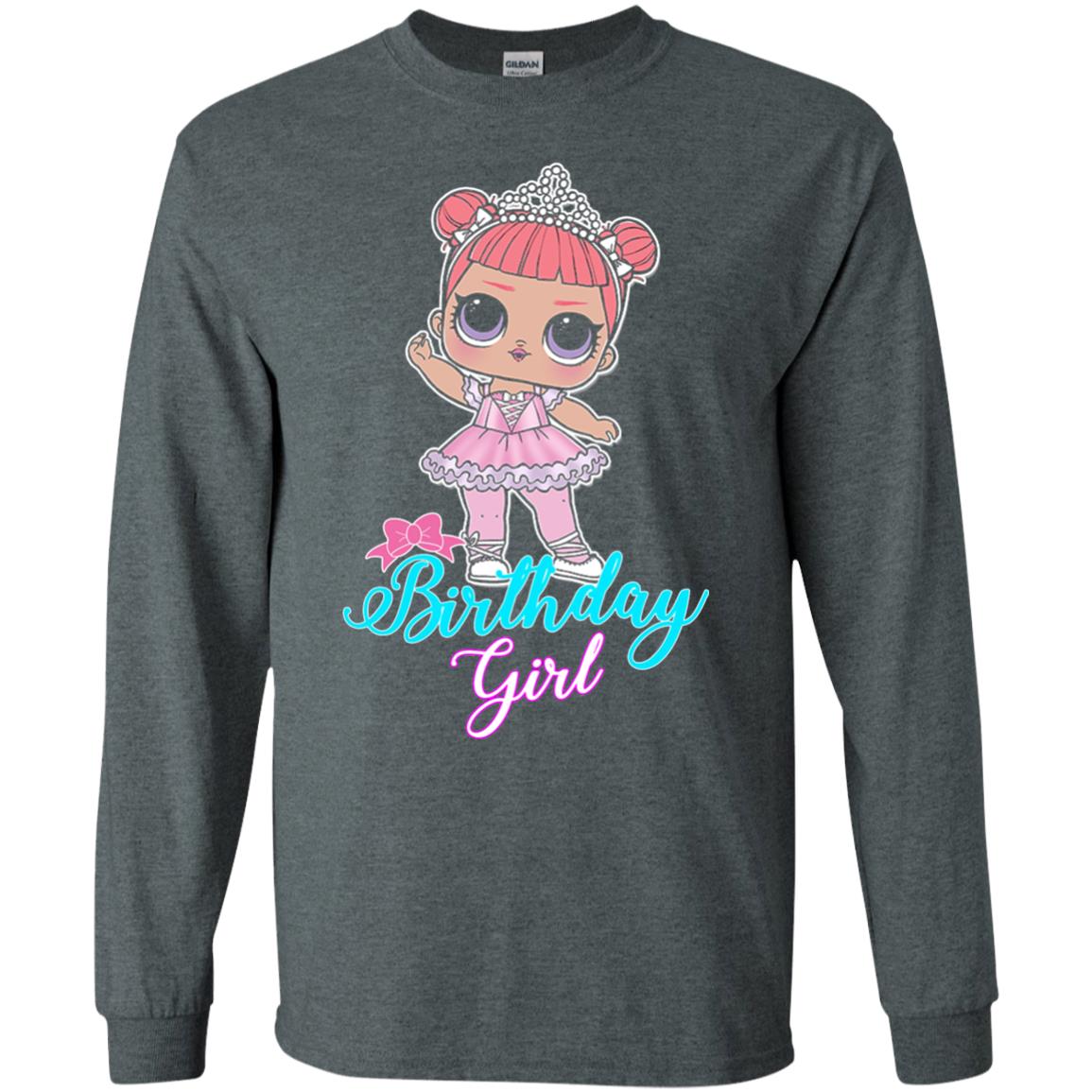 Doll Birthday Girl #squadgoals T-shirt Dark Heather