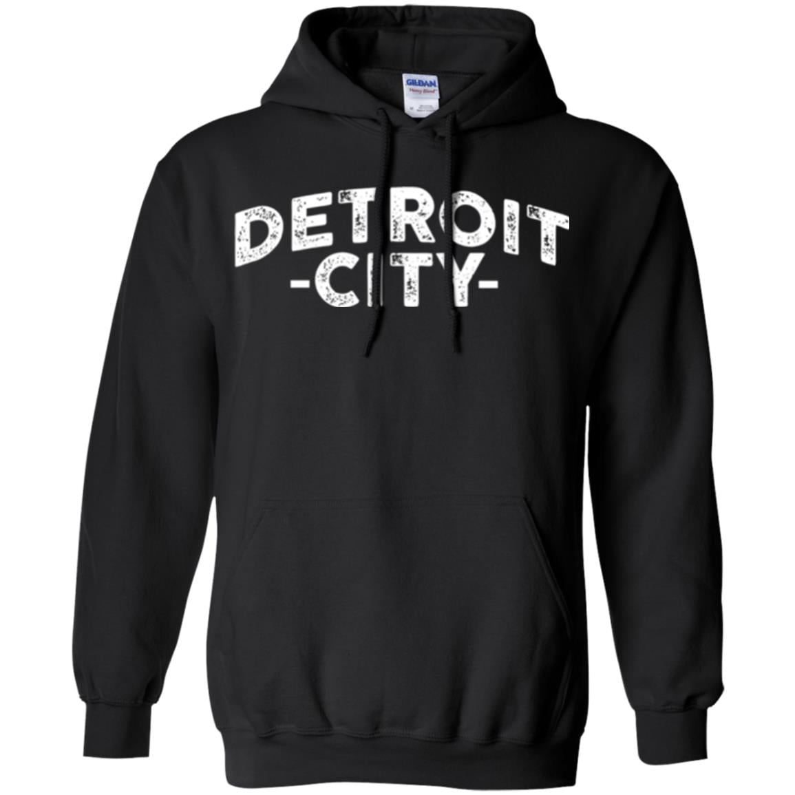 Detroit Michigan T-shirt Black
