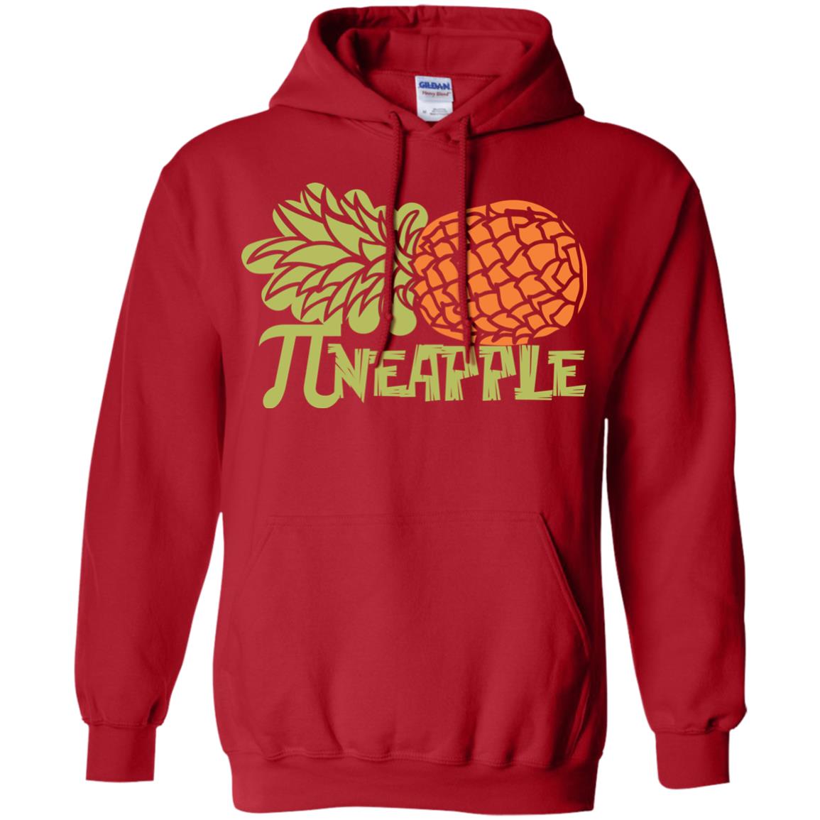 Cool Pineapple Pi Day T-shirt Red