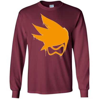 Film T-shirt Tracer Orange Spray T-shirt Maroon