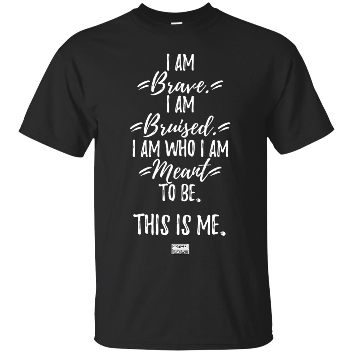 Brave This Is Me Proud Musical Theatre Performer T-shirt Black