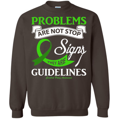 Cerebral Palsy Awareness They Are Guidelines Shirt Dark Chocolate