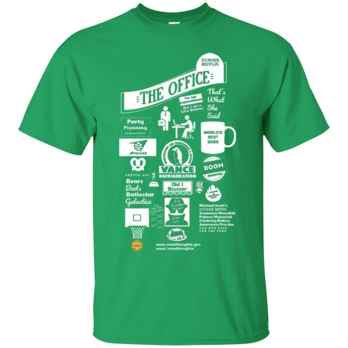 The Mashup Ofice T-shirt Irish Green