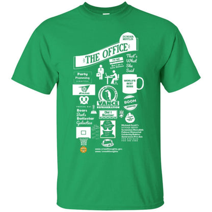The Mashup Ofice T-shirt Irish Green