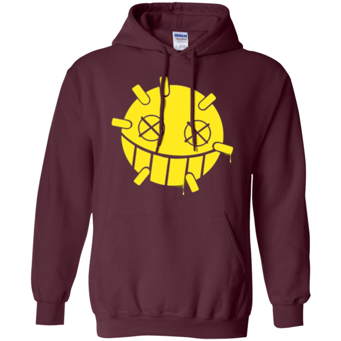 Overwatch Junkrat Smiley Spray T-shirt Maroon