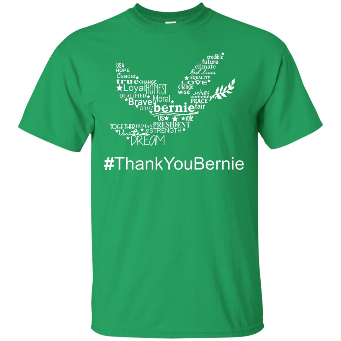 Hash Tag Thank You Bernie Shirts Irish Green