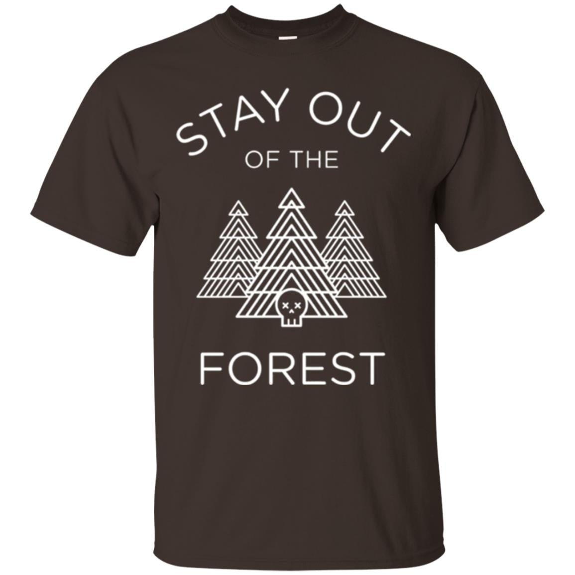 Murderino T-shirt -stay Out Of The Forest Dark Chocolate