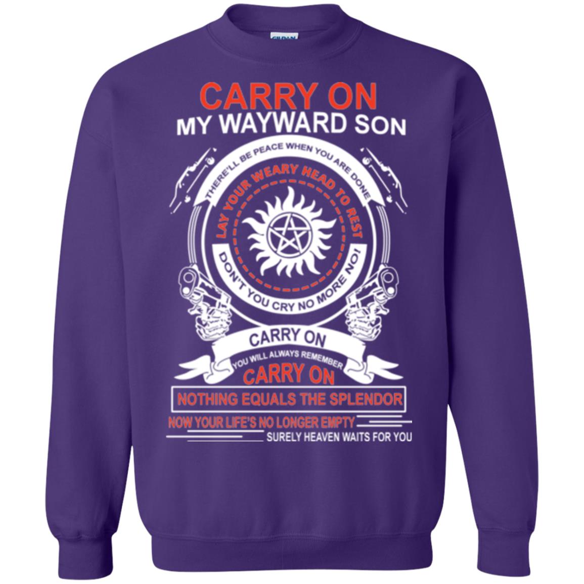 Carry On My Wayward Sonthere Will Be Place When You Are Done Purple