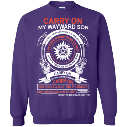 Carry On My Wayward Sonthere Will Be Place When You Are Done Purple