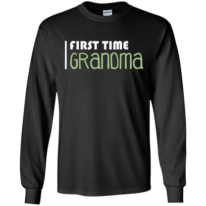 First Time Grandma Shirt Black